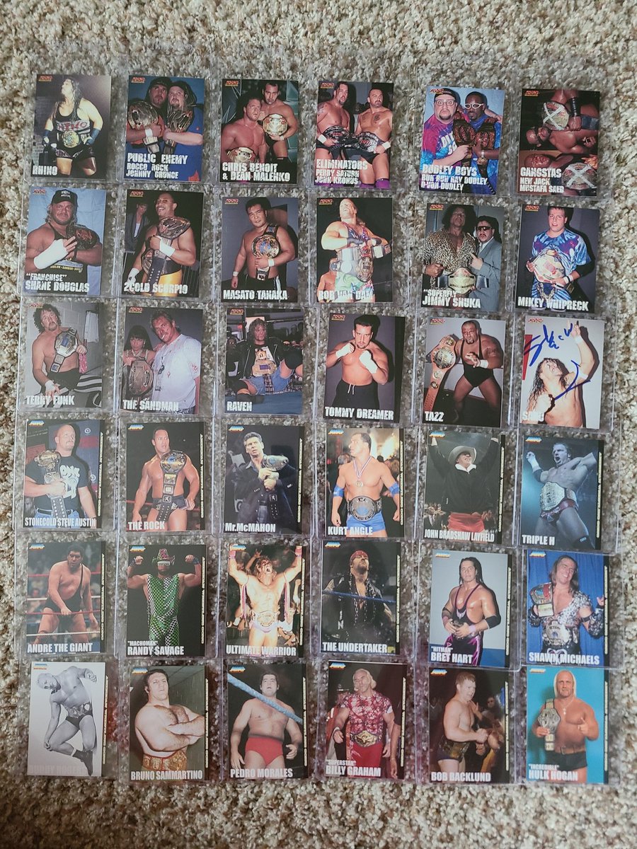 Rasslin' History 101 on Twitter "RT Wrestlingcardk1 Complete 36 card
