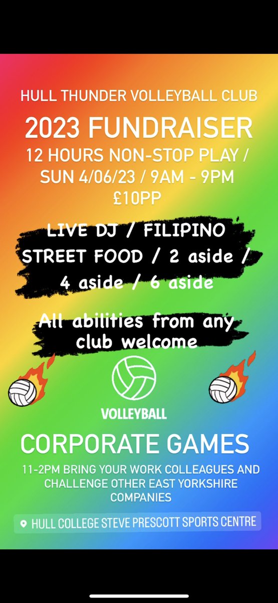 Hull Thunder Volley (@hullthundervc) on Twitter photo Fundraiser this Sunday!! We looking to raise funds for our new mini bus! And for next season we are looking for a new sponsor! The kids suggested <a href="/chipspice/">American Chip Spice</a>… If dreams could only come true! Fundraiser this Sunday!! We looking to raise funds for our new mini bus! And for next season we are looking for a new sponsor! The kids suggested <a href="/chipspice/">American Chip Spice</a>… If dreams could only come true!