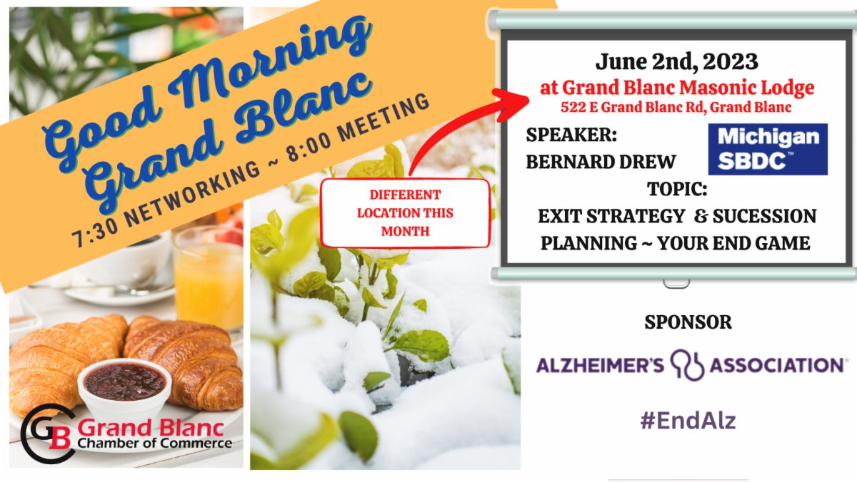 GB_Chamber's tweet image. ✅ Time to Register for Friday's Breakfast Meeting!  RSVP by signing up online to save $3.  Get our June Events added to your calendar now! conta.cc/3INkwjL
conta.cc/3N2VjnK