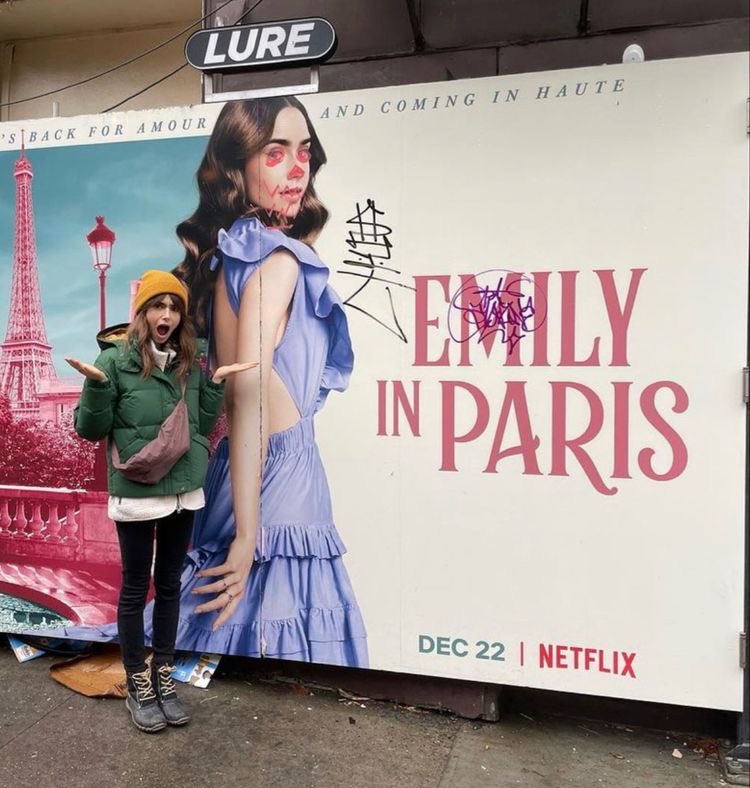 爆美女で日本で人気なNetflixドラマ『エミリー、パリへ行く』の主人公エミリーが海外で嫌われまくってる話、めちゃくちゃ好き😂😂😂
