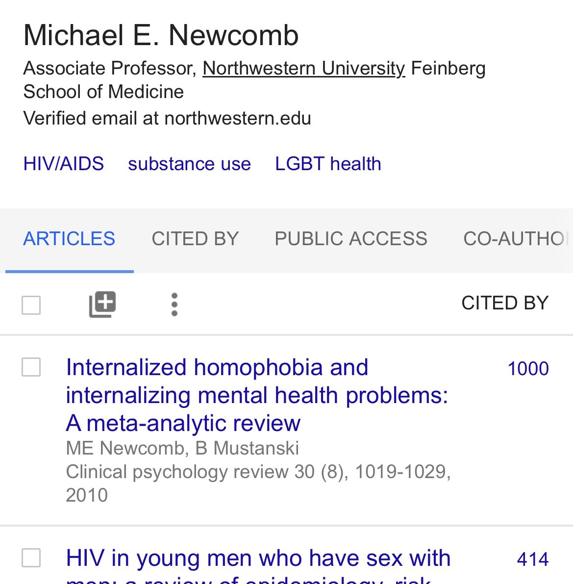 Michael Newcomb, PhD tweet media