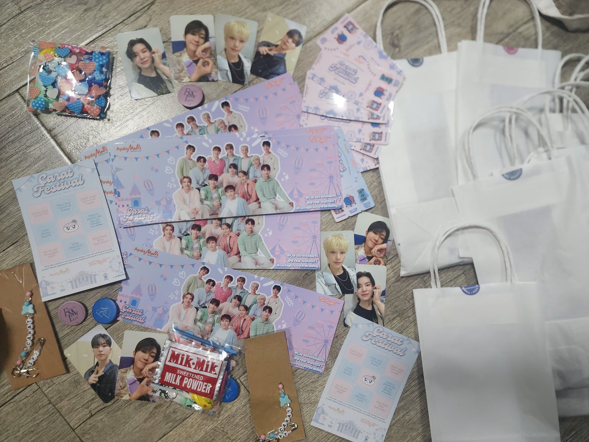 #CaratFestivalPH Carat Kit GA ✨️ 

FEW extras will be given to Team Bahay 🫶

- reply: what does seventeen mean to you?
- rt this tweet
- mbf on twitter, instagram.com/_audreymartinez and tiktok.com/audongminie

Winners will be contacted by June 7, 10pm (read more on thread)