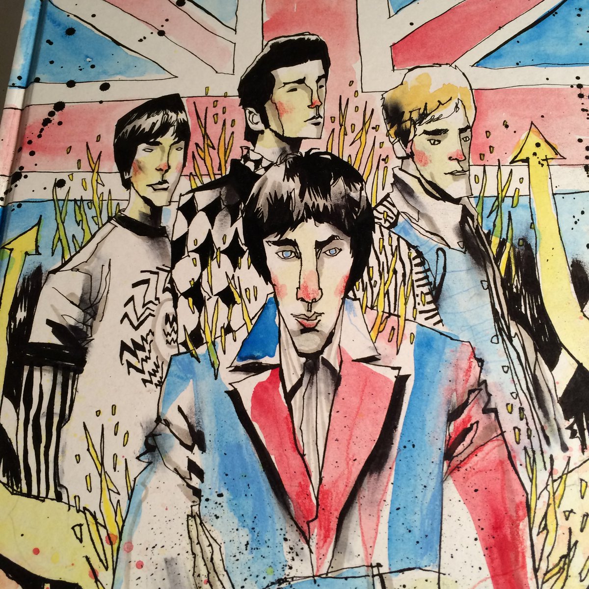 Teenage Wasteland. 
#thewho #mixedmedia #rocknroll #uk #babaoriley #rockgods #psychedelic #visualfunk #foodone #jimmahfood