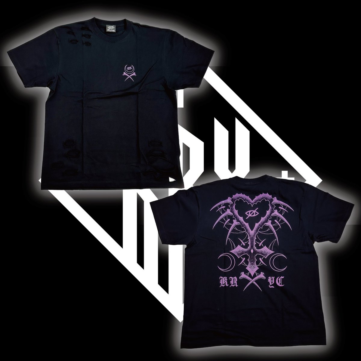 KRY_official_'s tweet photo. 【短期明日〆切】

明日21:00より通販予定の
ダメージBIGTシャツを各1枚、合計6名様プレゼント！！

リツイート&amp;フォローで応募完了◎

〆切は明日20:30まで

※当選の方へは23:30までにDMで連絡
※鍵アカウント、懸賞用アカウントは対象外とさせていただきます https://t.co/MiTPqrTXAG