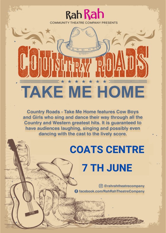 Coming soon to The COATS Centre. Cowboy hats, spurs and lassoes at the ready.

#crowthorne #seniors #countryandwestern