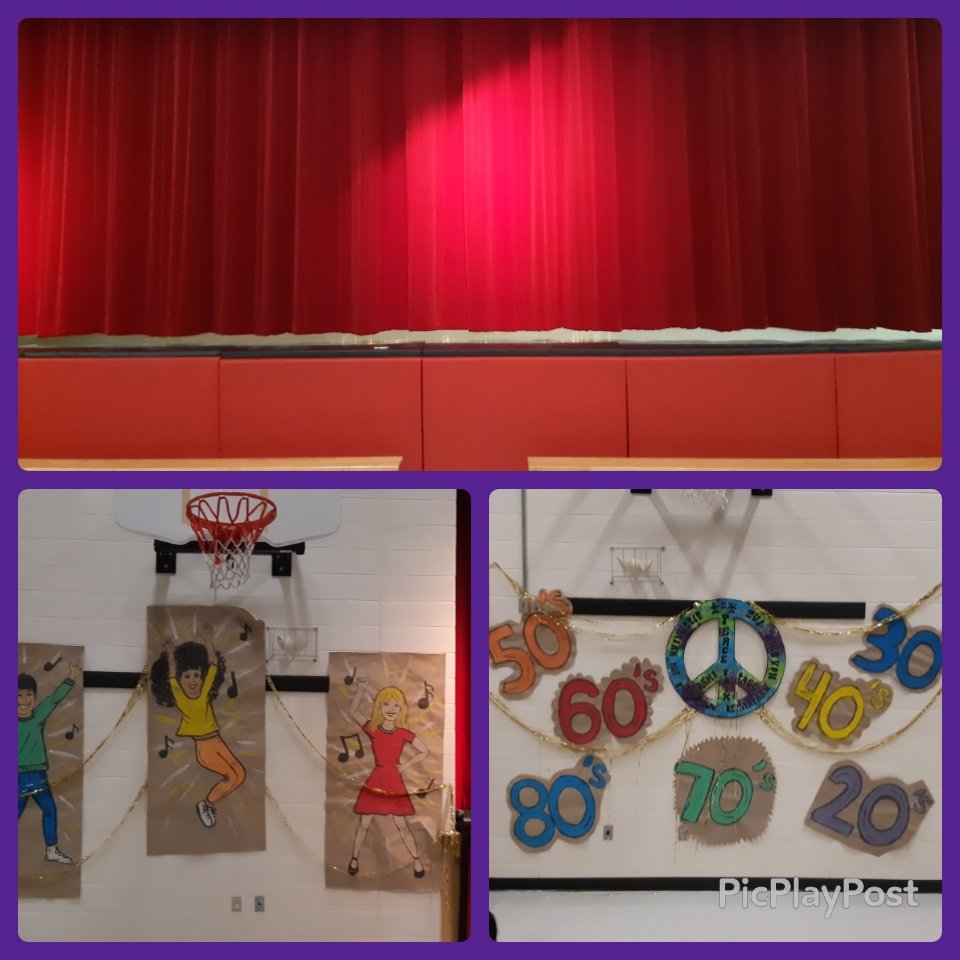 Dancing through the Decades <a href="/ValentineDPCDSB/">St Valentine School</a>... We are ready for our shows tomorrow. (Blue ticket for 9am and Red ticket for 6pm)