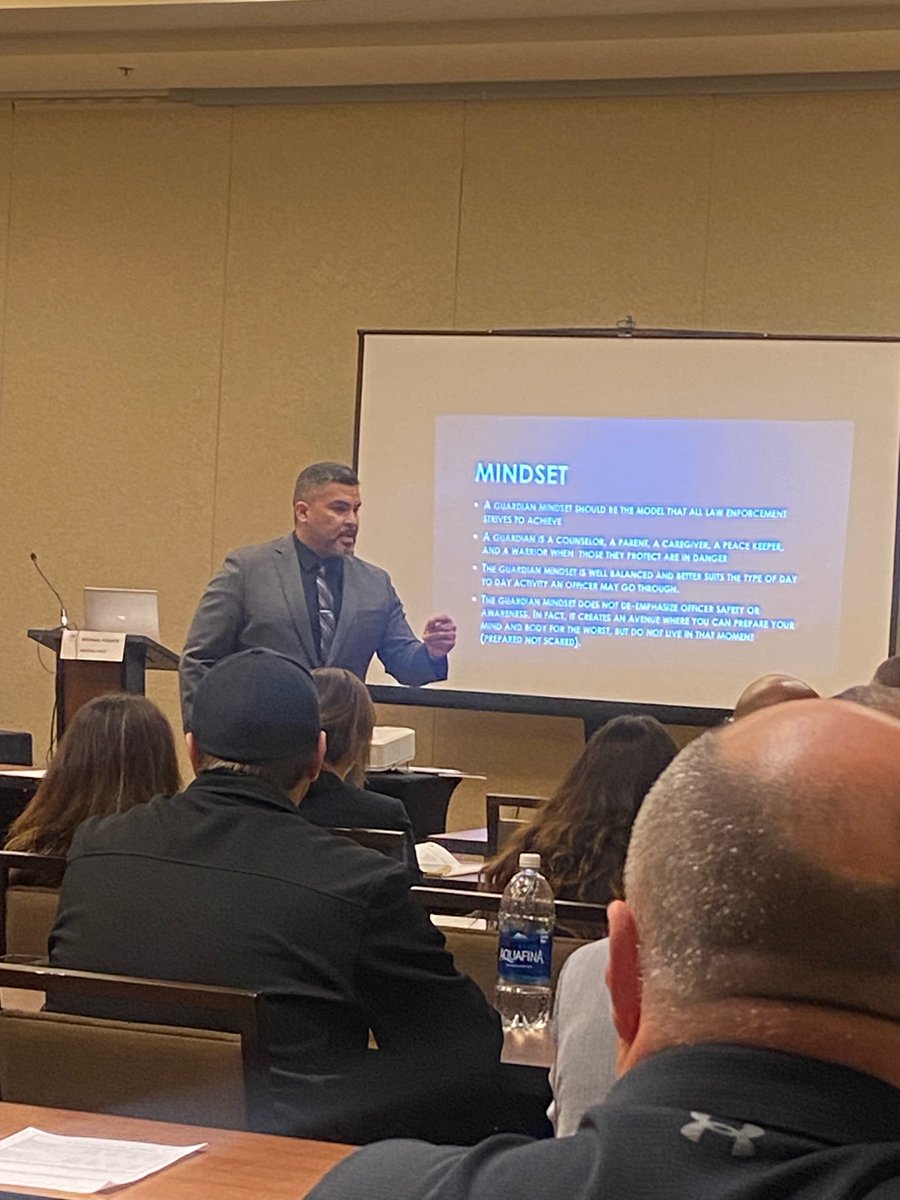 azpostgov's tweet photo. Congratulations to AZPOST's Michael Puente for instructing The 7 Foundational Principles of Policing at the Annual IADLEST Conference held in Denver, Colorado last week.  We are proud to be a national, multijurisdictional partner in shaping the future leaders of law enforcement. https://t.co/XR83vsdQvZ