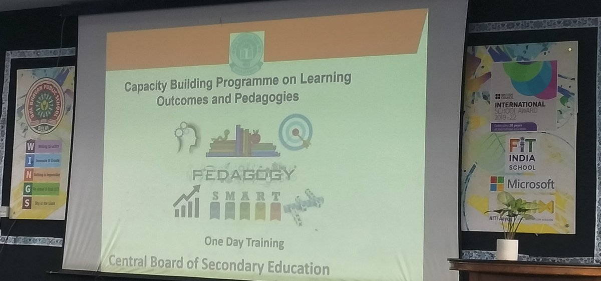 alka2411's tweet photo. Attended an insightful session on learning outcomes and pedagogy @bbpsmv Amazing learning experience
@RASHMIIRAJPUT @vividh87 @cbseindia29 @EduMinOfIndia https://t.co/C161A9qHxx