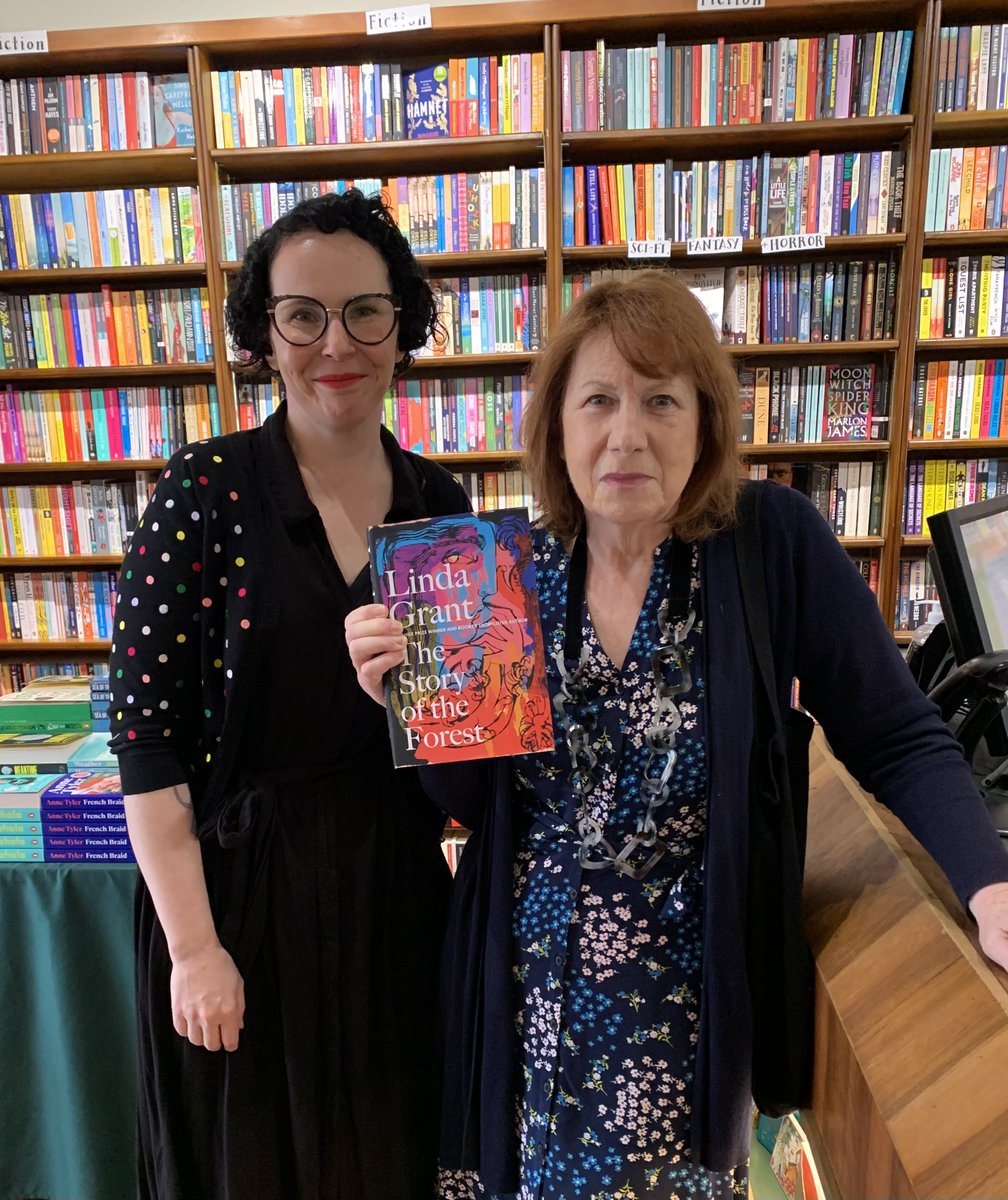 Thank you @WELBooks and Jess for welcoming @lindasgrant today to sign copies of #TheStoryoftheForest