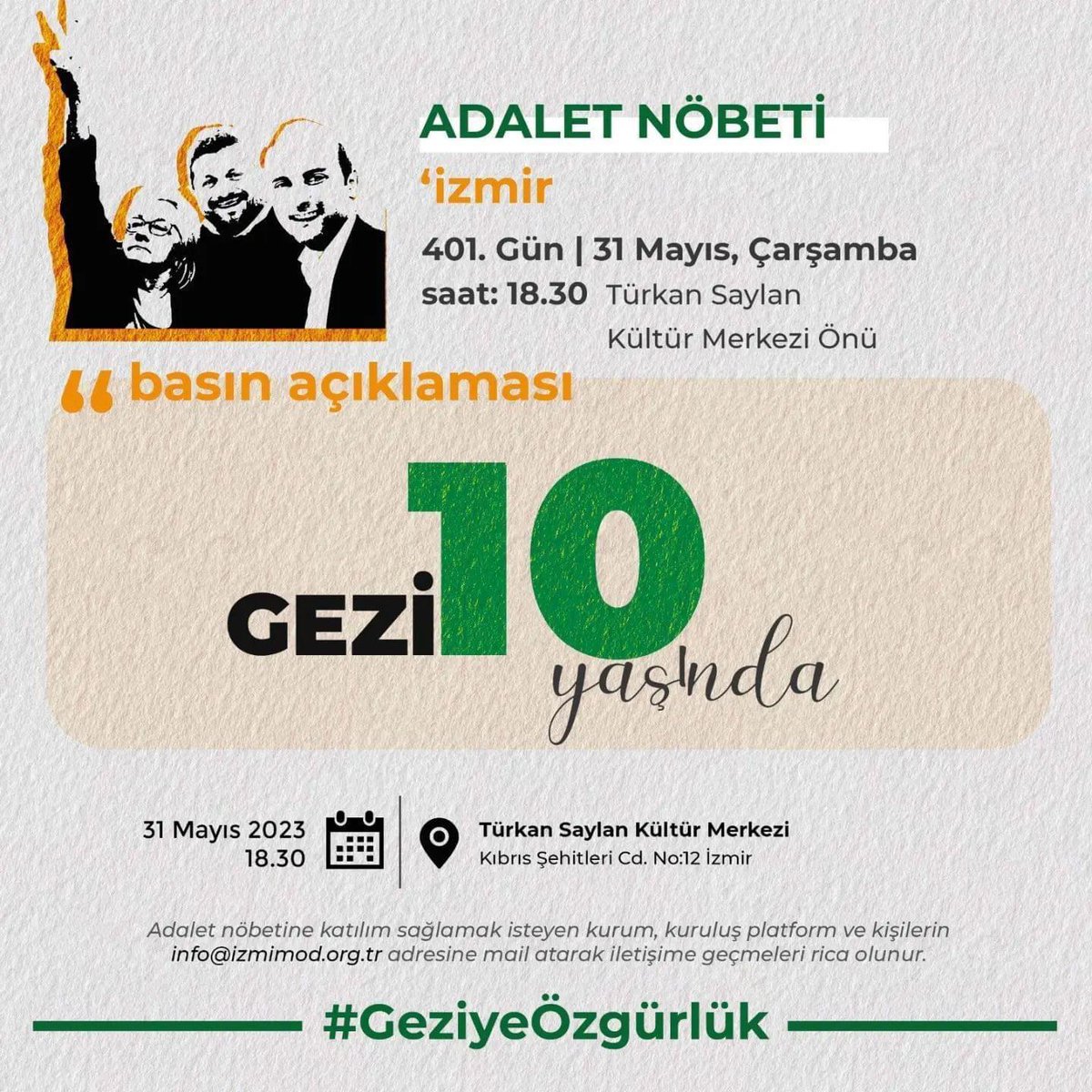 Gezi'nin 10. Yılında sokaklardayız!