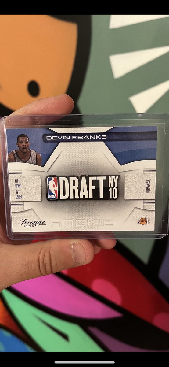 Day 90: Still on the hunt for the autographed version of this card… Devin Ebanks helped lead the Mountaineers to the Final 4 during my Sr year. To this day, only time I pseudo rooted for the Lakers… Always looking for Ebanks autos… #WVU #PC #BeatLA #Lakers @CardPurchaser
