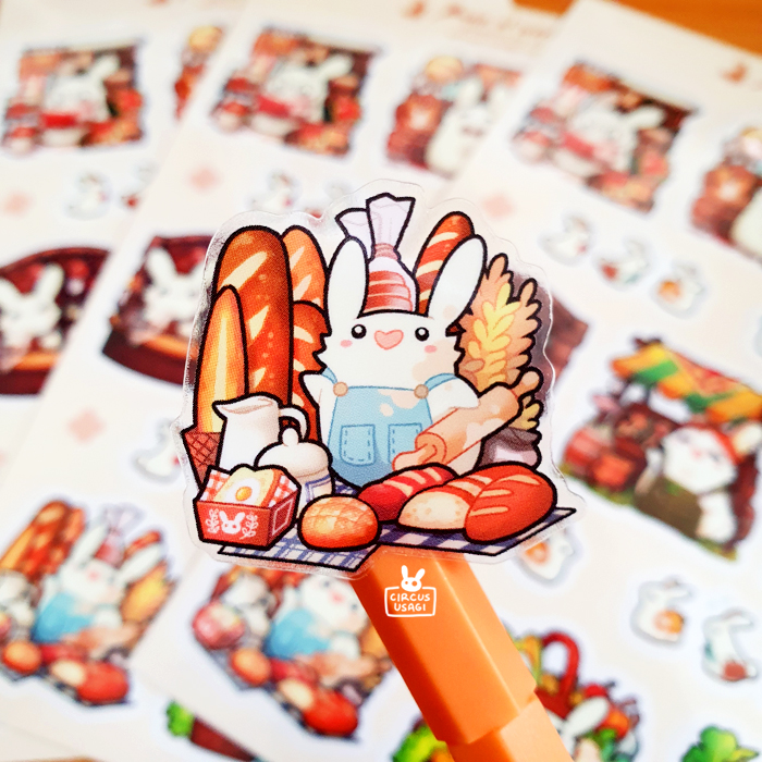 「All nine buns at work now on one sticker」|JY!!🌈@store FLASH SALE!!のイラスト