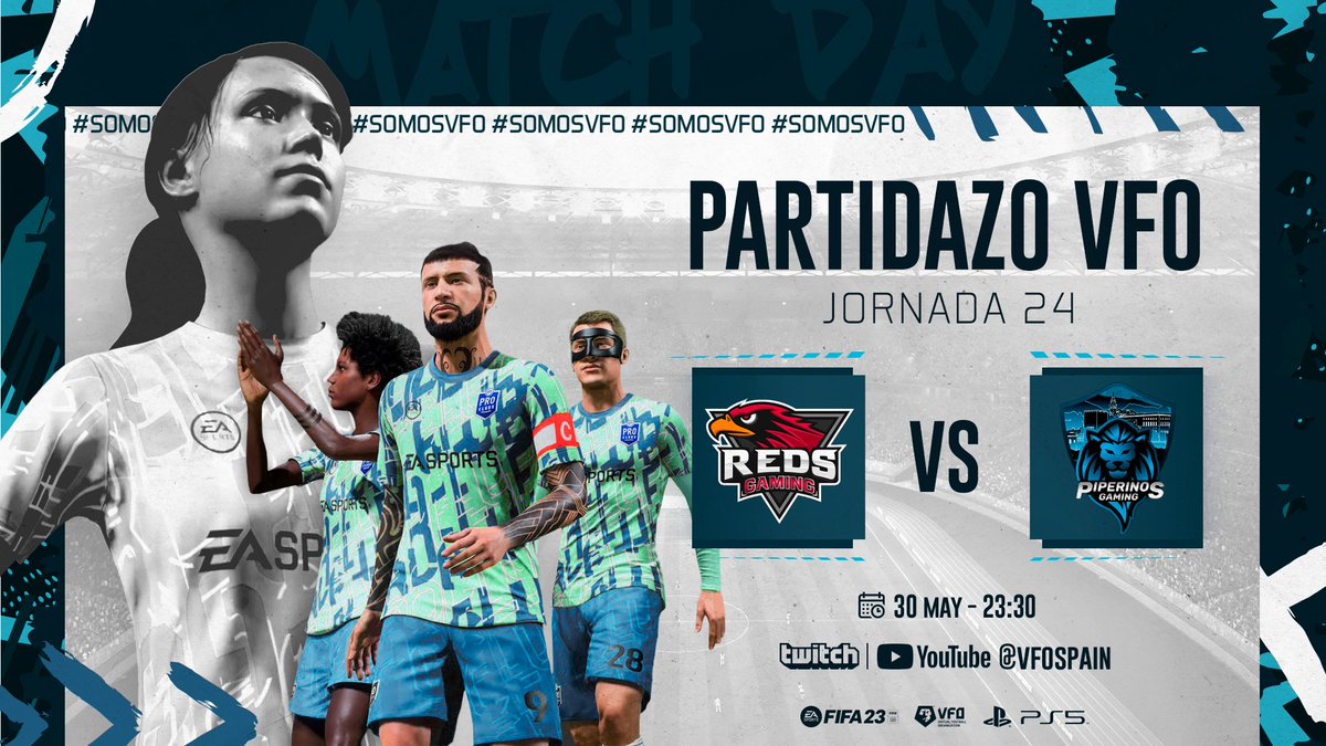 VFO Espaรฑa (@vfospain) on Twitter photo ๐ข#PartidazoVFO
๐ <a href="/TeamNUI_/">NUI</a> - <a href="/Lynx4K_ESPORTS/">Lynx4K ๐ฆ</a>
๐ต@los_podridos - <a href="/FutMagicsCF/">FutMagics</a>
๐ต๐๐ถ๐ญ๐ต๐ช๐ฑ๐ข๐ณ๐ต๐ช๐ฅ๐ฐ ๐๐5
@CocoEsports - <a href="/UNEXeSports/">@UNEXeSports</a>
<a href="/RedsGaming_ESP/">Reds Gaming E.C ๐ด</a> - @PiperinosGaming
๐บtwitch.tv/VFOspain ๐ข#PartidazoVFO
๐ <a href="/TeamNUI_/">NUI</a> - <a href="/Lynx4K_ESPORTS/">Lynx4K ๐ฆ</a>
๐ต@los_podridos - <a href="/FutMagicsCF/">FutMagics</a>
๐ต๐๐ถ๐ญ๐ต๐ช๐ฑ๐ข๐ณ๐ต๐ช๐ฅ๐ฐ ๐๐5
@CocoEsports - <a href="/UNEXeSports/">@UNEXeSports</a>
<a href="/RedsGaming_ESP/">Reds Gaming E.C ๐ด</a> - @PiperinosGaming
๐บtwitch.tv/VFOspain