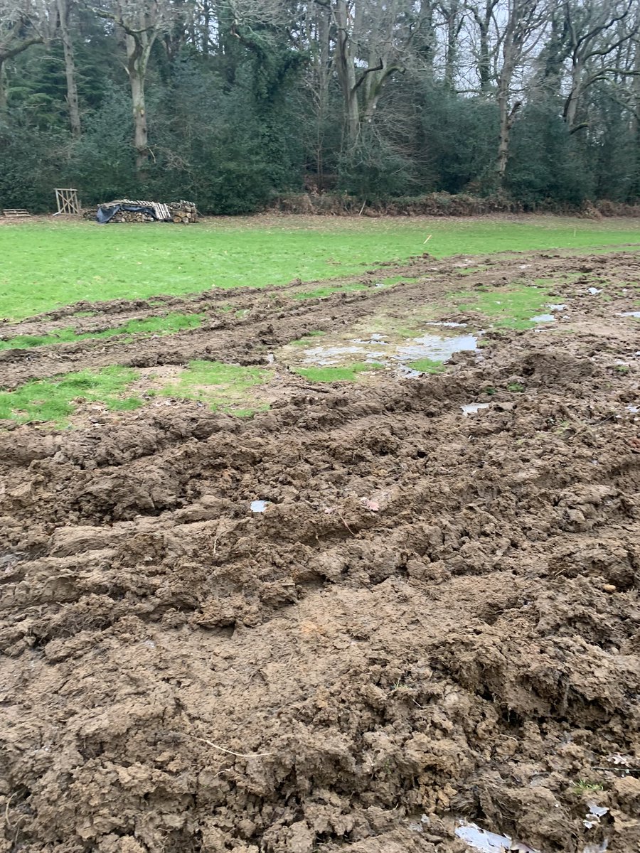 purdey2's tweet photo. Sadly Poultry Field campsite will be closed again for the second year while #SSE continue to trash our land to bury cables without signed consent  #electrity - 3 week job has been over 1.5 years so far! https://t.co/aAkKy4aPzH