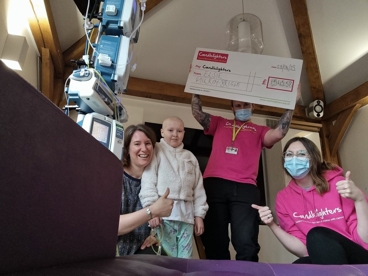 CandlelightersT's tweet photo. #SupporterSunday💕 Elsie Milroy-Bright and her family set up a fundraiser to allow Elsie to enjoy activities that she has been missing during her leukaemia treatment. They have raised £6,740 and are donating 25% to Candlelighters! 🤩 Thank you and we hope you have fun! 💚 https://t.co/wyA6ZhRDPI