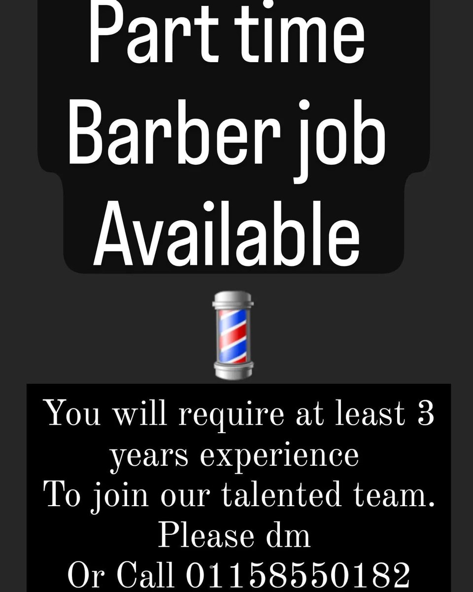 #Nottingham #Jobs #barberjobs #Nottinghamjobs #nffc