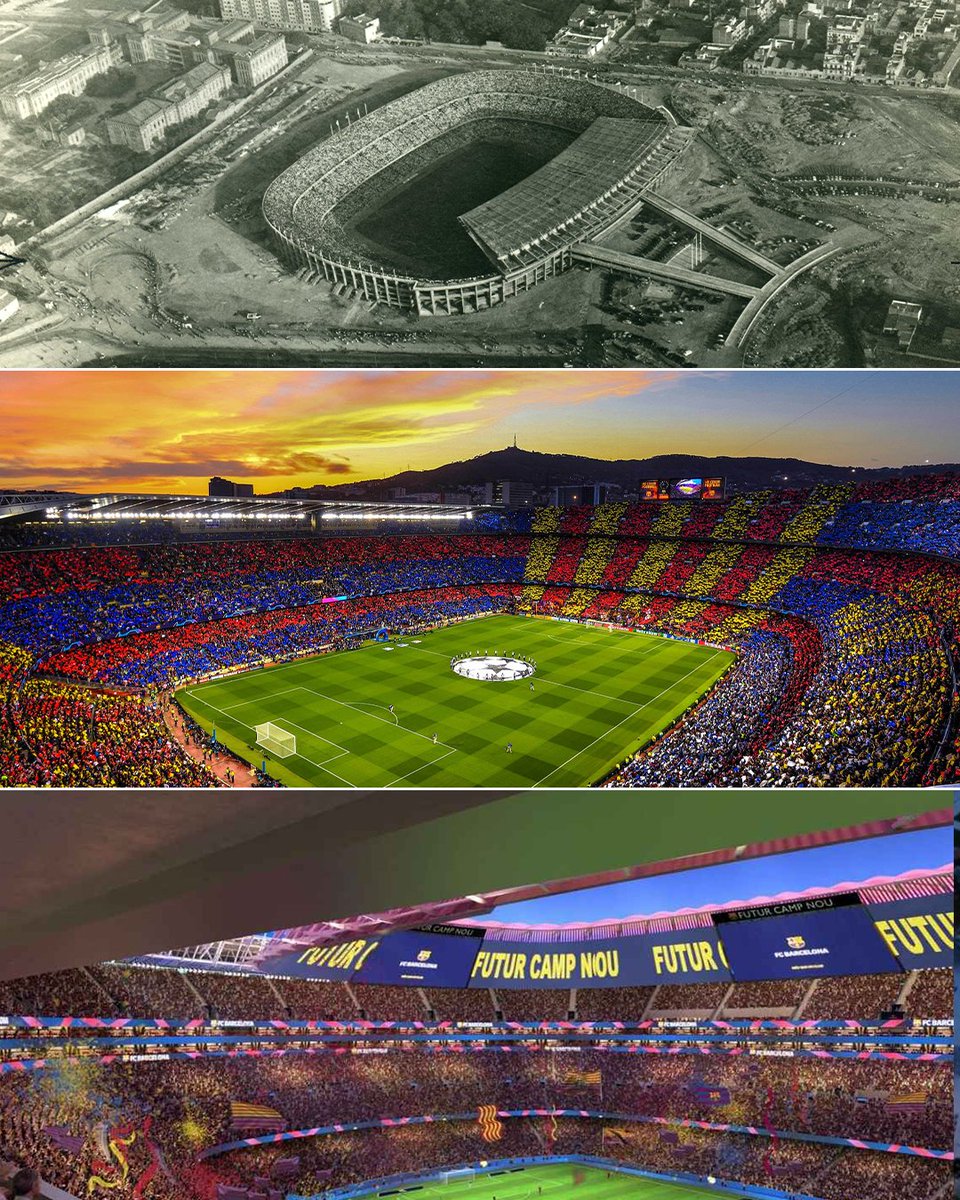 The evolution of the Spotify Camp Nou 🏟🤩