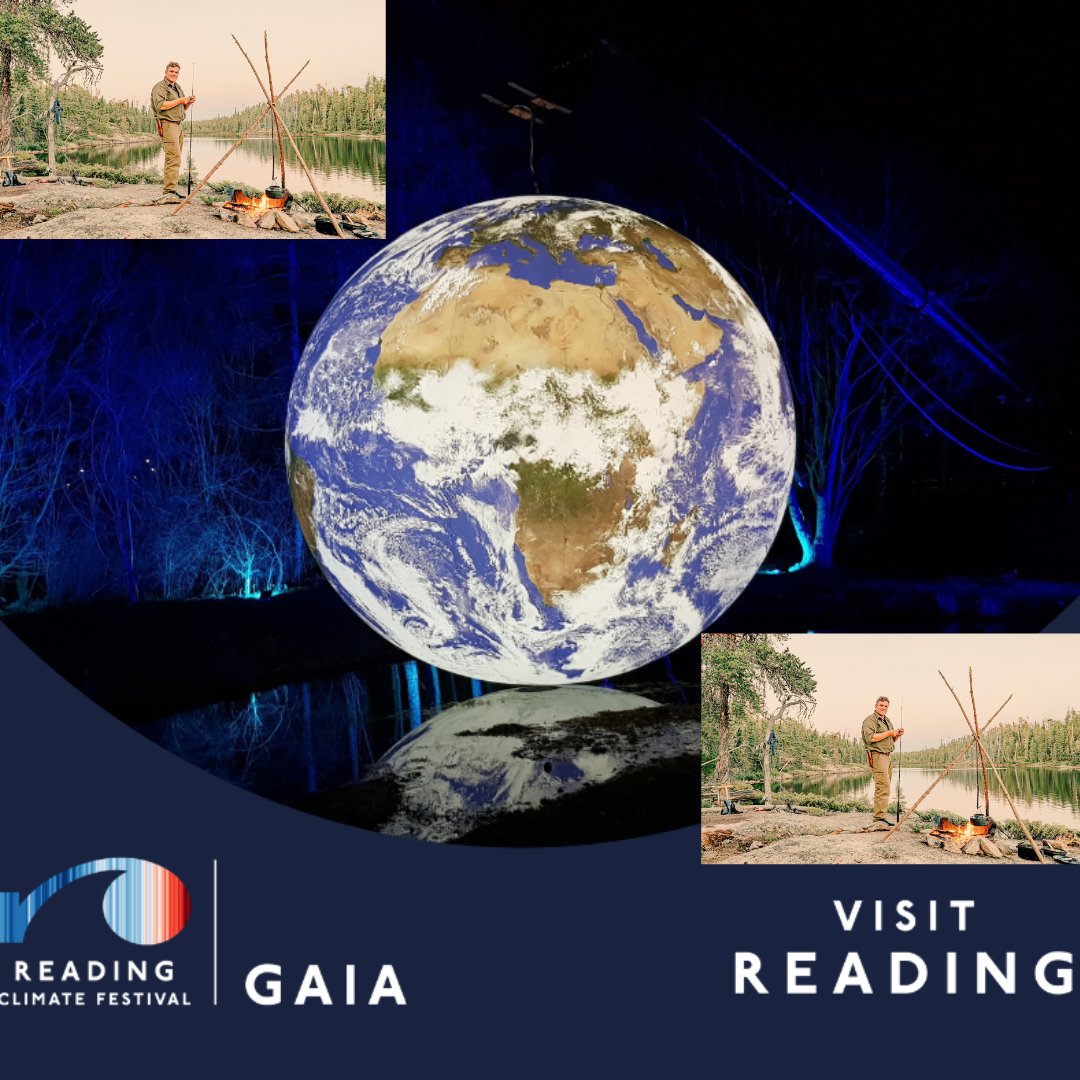 🌍✨Join us for Ray Mears: The World Around Us talk on June 16th. Experience Luke Jerram's stunning replica of Earth at Reading Town Hall from June 10th-18th. An immersive journey awaits with surround sound &amp; thought-inspiring vibes. #GaiaReading #rdguk #earth #world #globe #art