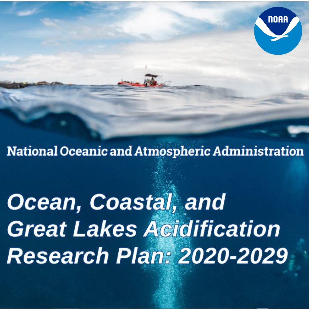 #MotivationMonday Looking for guidance? 
NOAA’s Ocean, Coastal & Great Lakes Research Plan provides a roadmap for understanding #OurChangingOcean, species sensitivity, and socioeconomic impacts.

bit.ly/NOAA_OA_Resear…

#OAinMay #OceanAcidification