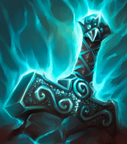 Mjǫllnir, the hammer of Þórr, will be passed down to his sons.

After Þórr falls during the events of Ragnarǫk, his sons Móði and Magni who will survive, will take Mjǫllnir.

📸 "Mjolnir" by YunaXD.