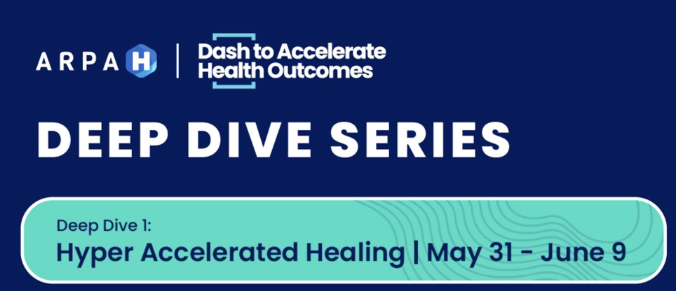 polyplexors's tweet image. Join us tomorrow for the first @ARPA_H  Deep Dive Series! Semifinalist of the #ARPAHDash, Jeffrey Paten,  will be opening the discussion for further exploration of his idea, Hyper Accelerated Healing. Join tomorrow at polyplexus.com/Deep-Dive.
#Polyplexus #Healthcare #Health