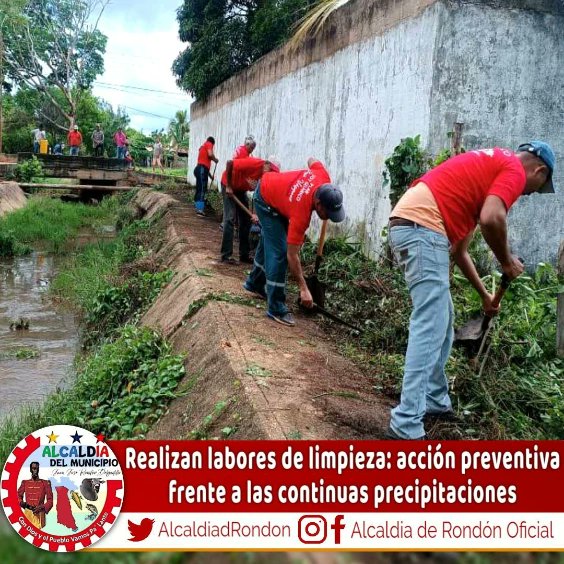 #30May 🌧️ Realizan labores de limpieza: acción preventiva frente a las continuas precipitaciones 
#ConDiosyElPuebloVamosPaLante
#JuanJoseRondon 
#LasMercedesDelLlano 
#Guarico
#GobiernoDeGuarico
#UniónSuramericana
#GuáricoEnProgresoDeportivo

instagram.com/p/Cs3v4wduYSZ/…