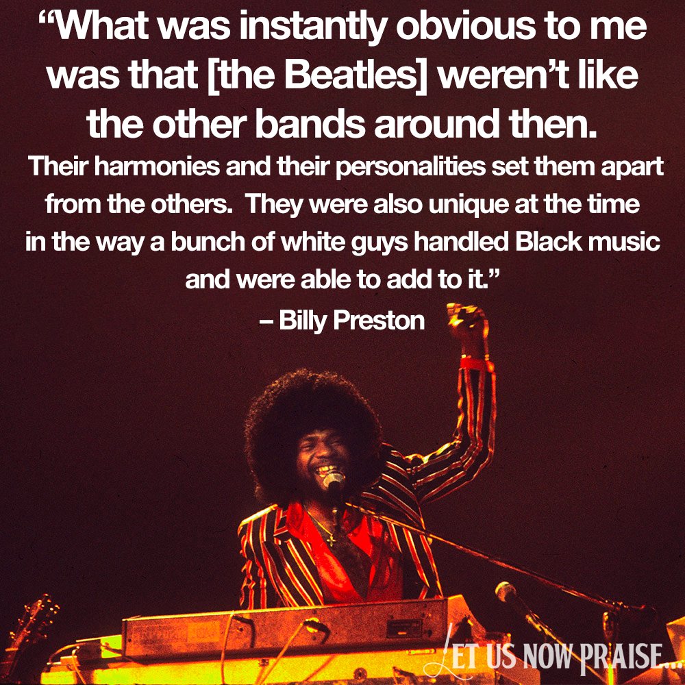 As a teenaged organist in Little Richard’s band, Billy Preston met the Beatles while they were all performing in Hamburg.  The mutual admiration and affection between them lasted a lifetime.  
#BillyPreston  #Hamburg  #TheBeatles