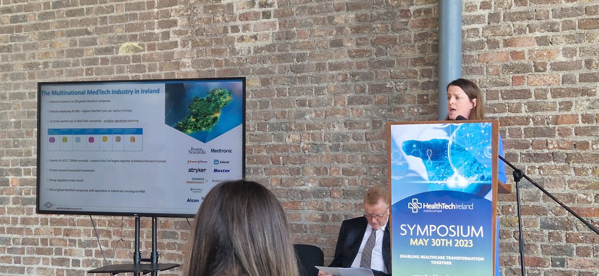 StephenN_PACS's tweet photo. IDA Ireland flagship Ireland throughout the world as being a hub for #HealthTech.
Rachel Shelly briefs us on how the @IDAIRELAND supports companies manufacturing semiconductors to those pioneering digital transformation.
#EnablingTogether | @HealthTech_IRL https://t.co/PXHEDQLLu1