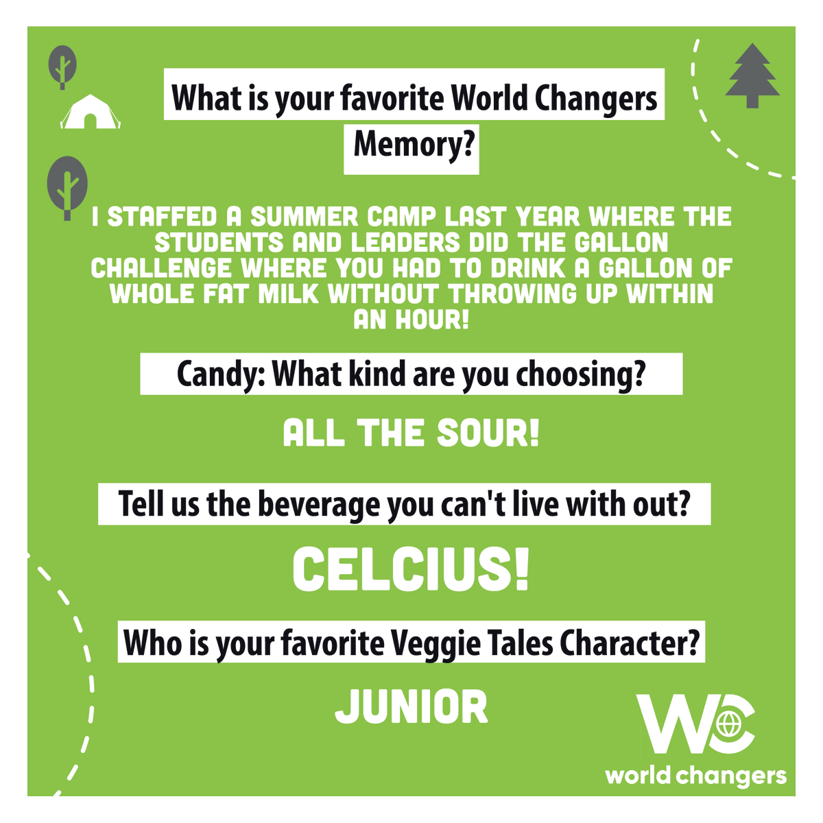 Let's continue meeting our #Summer2023 #WorldChangers Summer Staffers for this year and welcome back THIRD-YEAR summer staffer, Ella Conley!