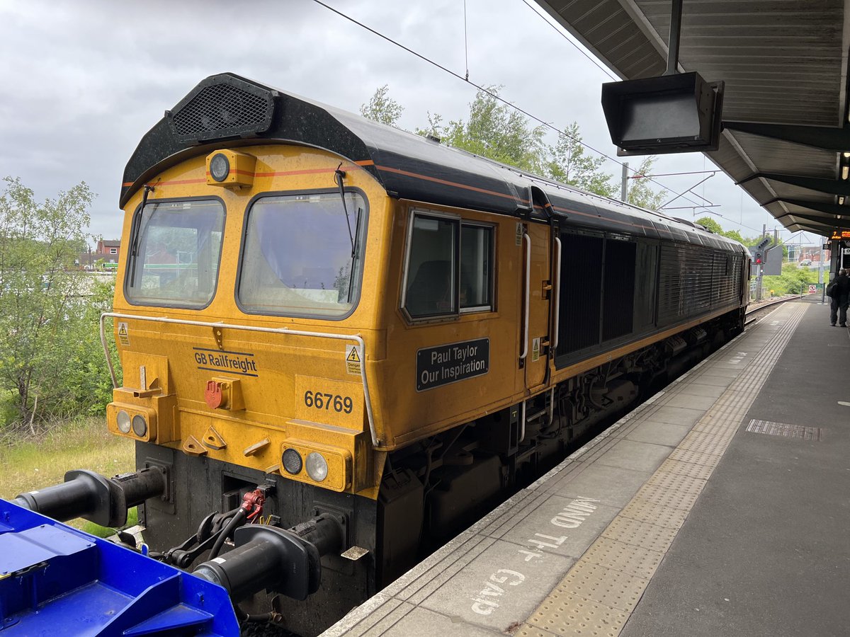 66769 Birch coppice -London gateway #class66 #prostatecanceruk @ Nuneaton #gbrf