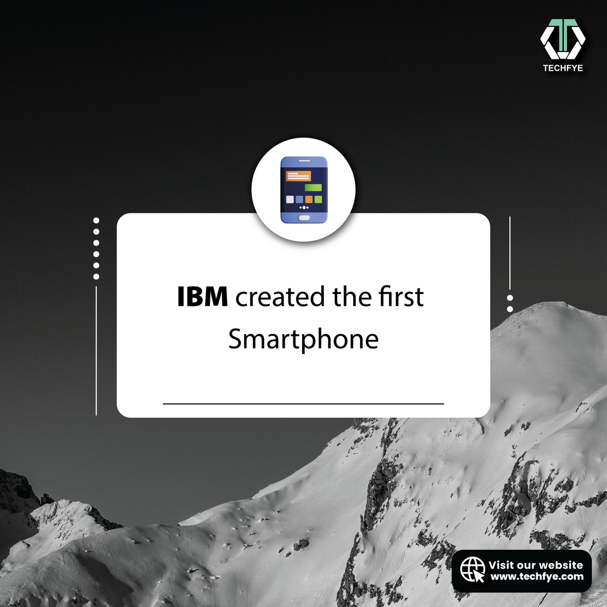 Techfyeinit's tweet image. TechFact Week

IBM created the first Smartphone.

#techfact #techfactory #techfactsmeaning #techfactsnews #techinterestingfacts #techfactcenter #newtechfacts #techfactoftheday #techfactlist #solutions #smartphone #IBM #smartphonefacts #mobilephones #firstsmartphone #phonefacts