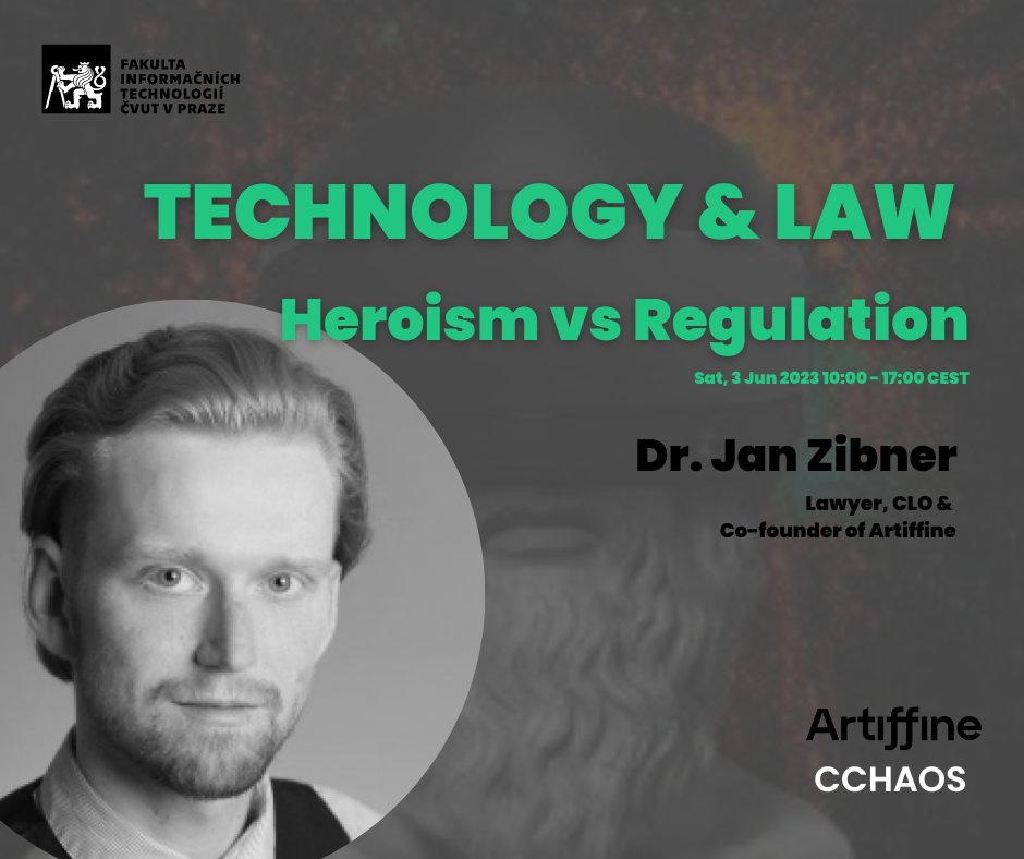 Let's meet at Technologie ve společnosti #2: Hrdinství conference!

Artiffine's CLO Dr. Jan Zibner and @sarapolak_cz, the founder of #CCHAOS, as they share insights and guide you through this engaging event.

👉🏽shorturl.at/dnzI6
#TechConference #Heroism #TechnologyInSociety