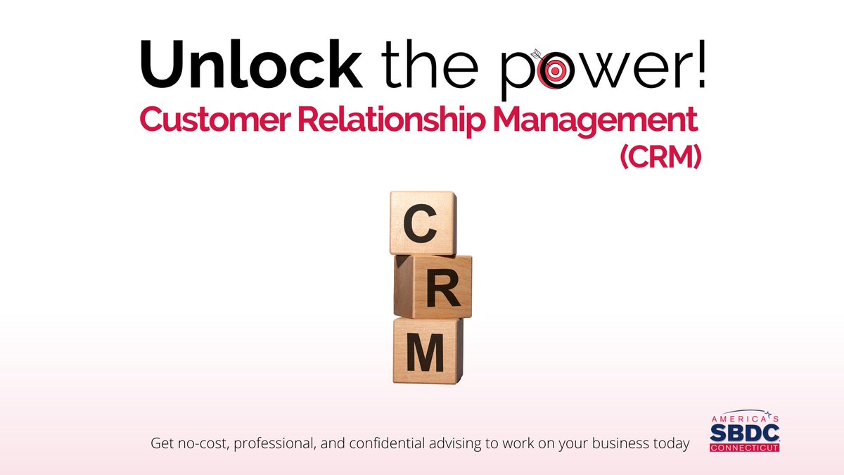 #TuesdayTip 🤝A reliable #CRM system empowers you to effectively manage #customerinteractions, #tracksales, and #marketing activities, and boost #CustomerSatisfaction  Elevate your customer experience!  #CTSBDC #CTSBDCnocostadvising #BusinessGrowth #SmallBusinesses
