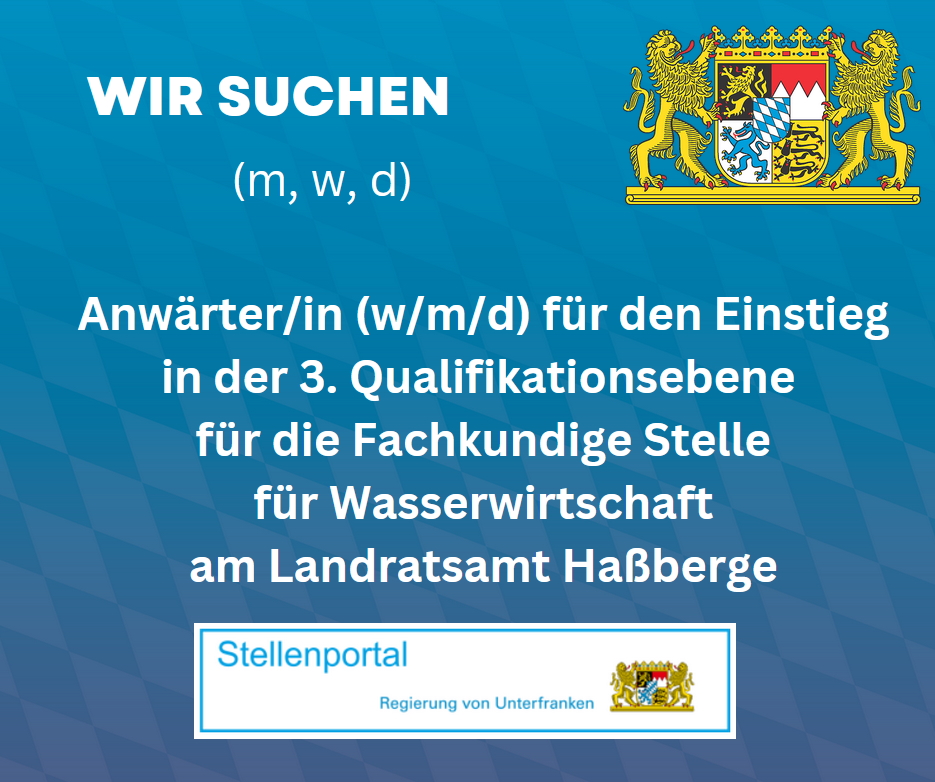 RegUnterfranken's tweet image. Diplom-#Ingenieur(in) (FH) bzw. #Absolventen (m/w/d) mit  Bachelorabschluss als #Anwärter/-in für den Einstieg in der 3. Qualifikationsebene zum 01.01.2024 am #Landratsamt #Haßberge gesucht. Weitere Infos und zur Onlinebewerbung hier: reg-ufr.stellen.center/BD2C9ULHK/fach…
#job #stellenanzeige