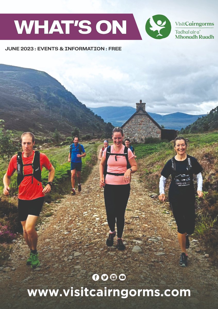 What's On in the Cairngorms June 2023 out now!
Read online here: bit.ly/WhatsOnCairngo…