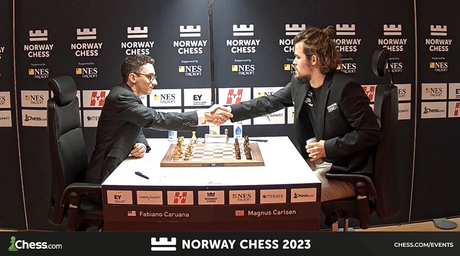 Fabiano Caruana vs Magnus Carlsen (2023)