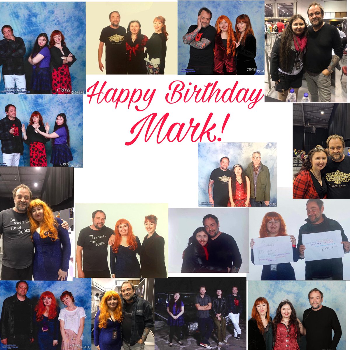 Happy Birthday to one of my absolute favourites, <a href="/Mark_Sheppard/">Mark Sheppard</a> - have a great day, love ya lots! <a href="/RuthieConnell/">Ruth Connell ♛</a> <a href="/Omundson/">🇺🇦Timothy Omundson🇺🇦</a> <a href="/Alex8Calvert/">Alexander Calvert</a> <a href="/mishacollins/">Misha Collins</a> <a href="/CaitlanMacLeod/">Princess of Hell</a> <a href="/starfuryevents/">Starfury Conventions</a> <a href="/walescomiccon/">Wales Comic Con</a> 🎊🎂💜🖤💜🖤🎉🎁