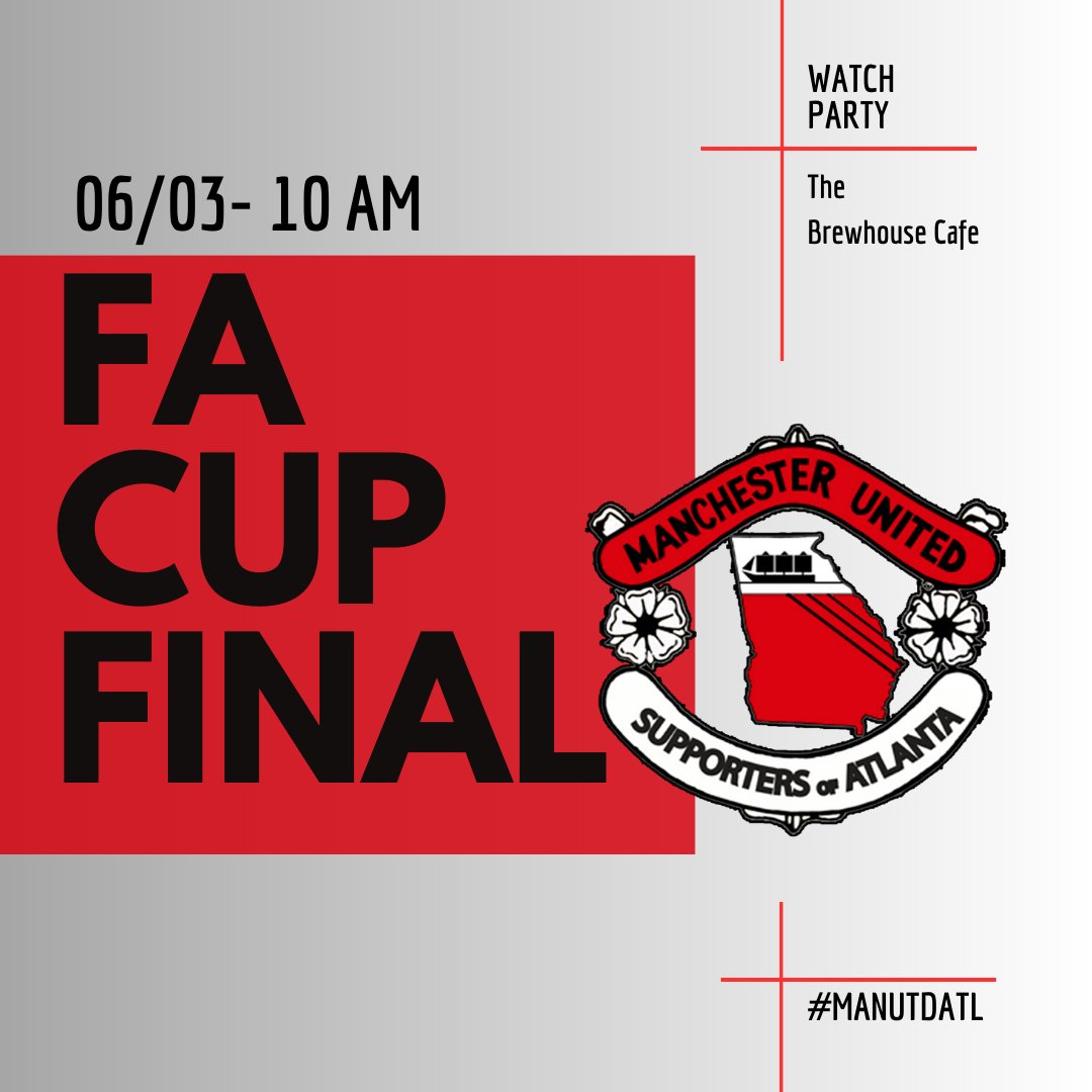 ManUtdAtl's tweet photo. Looking forward to having everyone out for the final! https://t.co/I4Q6BQAe5y