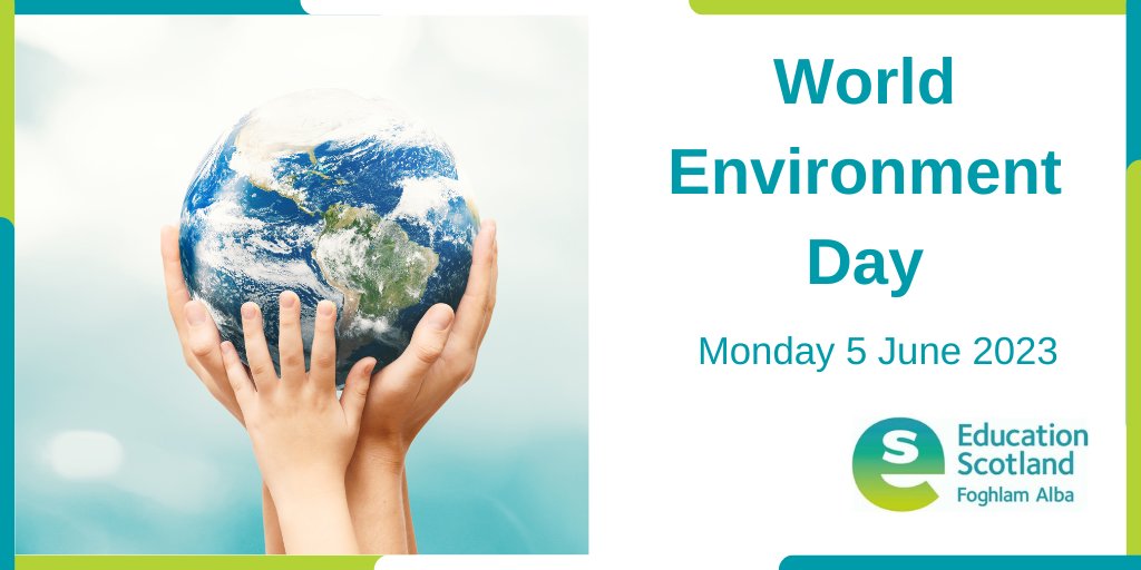 EducationScot's tweet photo. 🌍 It's #WorldEnvironmentDay on 5 June 🌎 Check out our Learning for Sustainability self-evaluation framework to help you adopt a highly-effective whole setting, school and community approach - https://t.co/WeDwpW5dPZ #ThisisLfS @EdScotLfS @LfSScotland https://t.co/mR3oY1ngBl