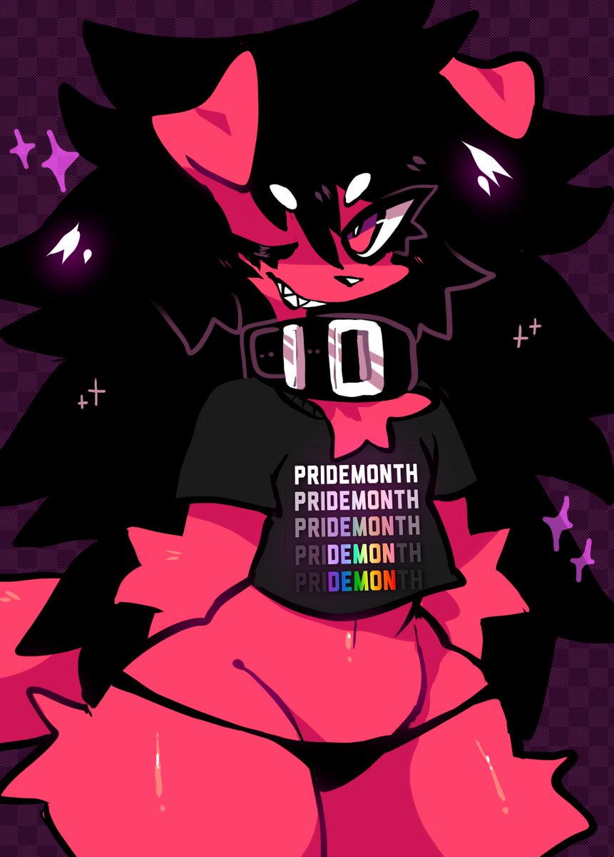 Draw your gay demon OCs in the demon pride shirt