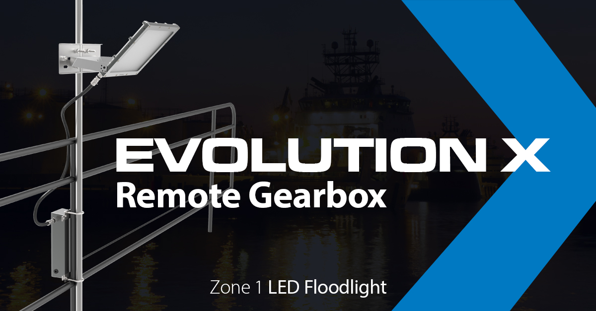 ChalmitLighting's tweet photo. The robust LED enclosure is effectively maintenance free and mounting the Evolution X Remote Gearbox in an easily accessible location will provide reduced installation (CAPEX), maintenance and inspection (OPEX) for the lifetime of the fixture. Learn more: https://t.co/80HFPRtJTE https://t.co/al1NG7X6it