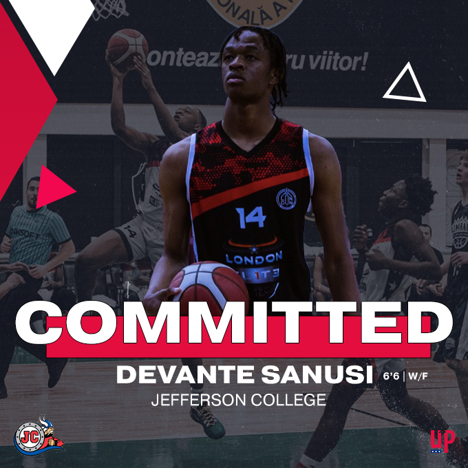 NextUpRecruit's tweet photo. Congratulations to Devante Sanusi from the United Kingdom on his commitment to play basketball at Jefferson College next season! https://t.co/qS3OAQPoiF