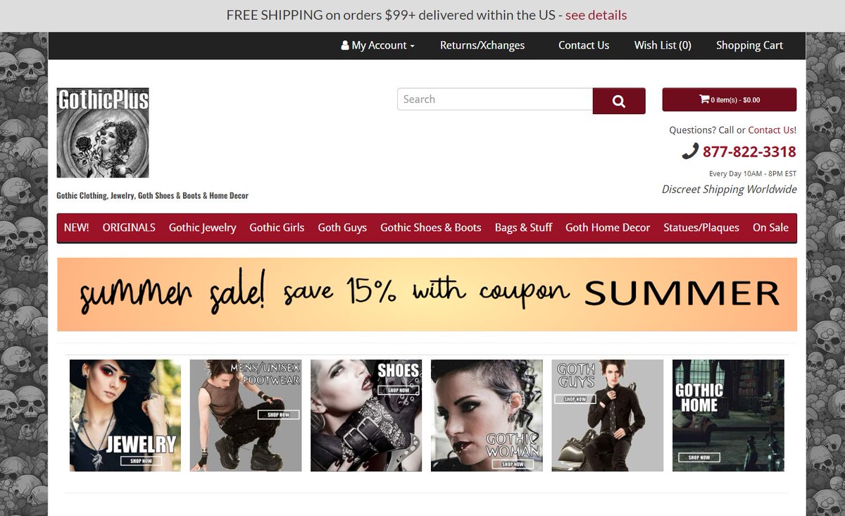 gothicplus's tweet image. Made a few tweaks to the shop to make it easier for those shopping from mobile/tablet to click on links, etc. gothicplus.com (ps...our summer sale is ending soon so get 15% off while you can!)

#Sales #onsale #demoniacult #gothic #gothicshoes
#gothgirl #gothic