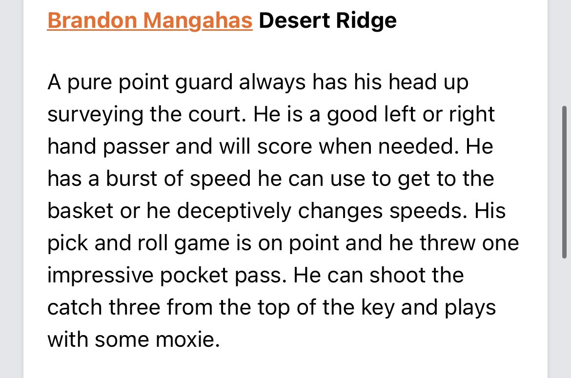 Coaches! My schedule with Desert Ridge this summer is below. Please let me know if you have any questions!

Gilbert Kickoff Classic June 2nd-3rd
Point Loma Team Camp June 9-10
Summer 64 June 15–17
Section 7 June 21-25
<a href="/coachrickncsa/">CoachRick</a> 
hudl.com/v/2KVqGx