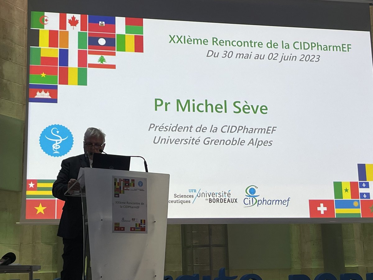 wrachidi's tweet photo. Début des XXIeme rencontre de la conférence internationale des doyens des facultés de pharmacie d’expression française @univbordeaux https://t.co/bNKrV0HQq2