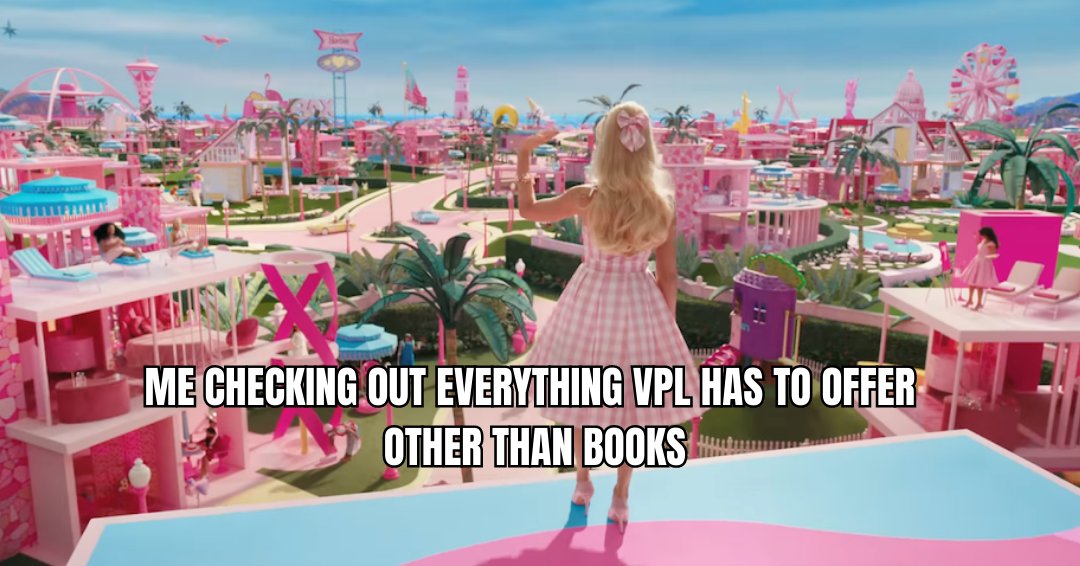 #Barbie's favourite accessory is her ✨library card✨ 💖

#BarbieMovie