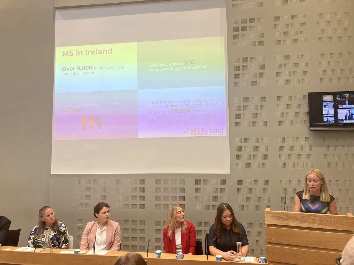 MSIRELAND's tweet image. As part of World MS Day we are holding pre-budget briefing in Leinster House now. One of key asks is to expand #Slaintecare physiotherapy initiative in the West to the rest of the country - there are 9k people in Ireland with MS.