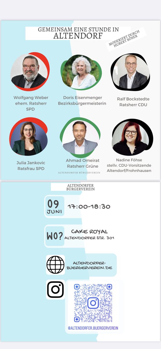 RalfBockstedte's tweet photo. Am 9. Juni 2023 um 17:00 Uhr gemeinsam in Essen-Altendorf. Seid dabei! https://t.co/5FEKBNjAOP