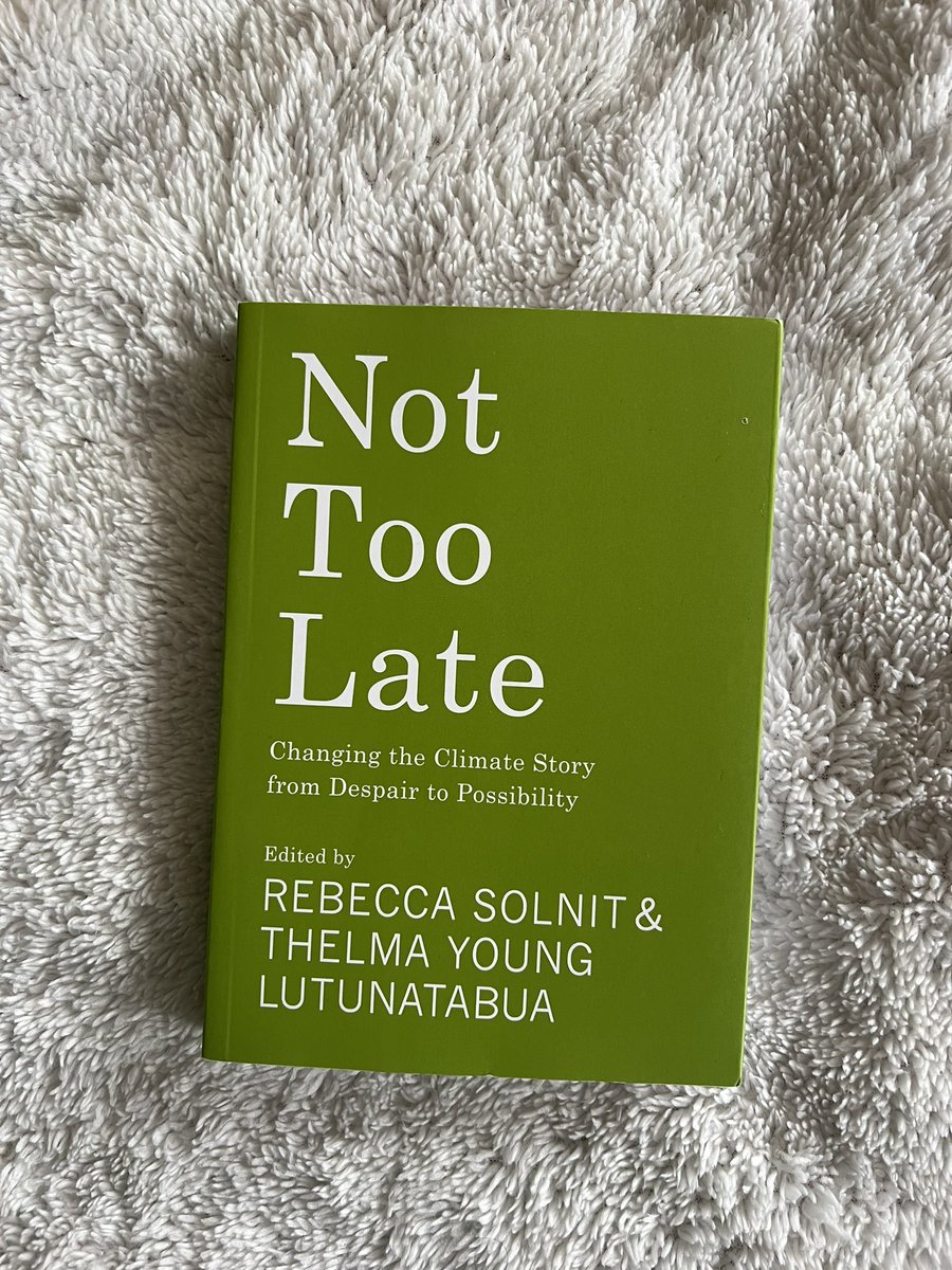 Isaias Hernandez (@queerbrownvegan) on Twitter photo I just finished reading <a href="/RebeccaSolnit/">Rebecca Solnit</a> book and it had so many amazing climate folks that I follow in the space as contributing chapters.
Probably one of my favorite books that allowed me to recenter myself. Finished it in two weeks ♥️📕🙌🏽 I just finished reading <a href="/RebeccaSolnit/">Rebecca Solnit</a> book and it had so many amazing climate folks that I follow in the space as contributing chapters.
Probably one of my favorite books that allowed me to recenter myself. Finished it in two weeks ♥️📕🙌🏽