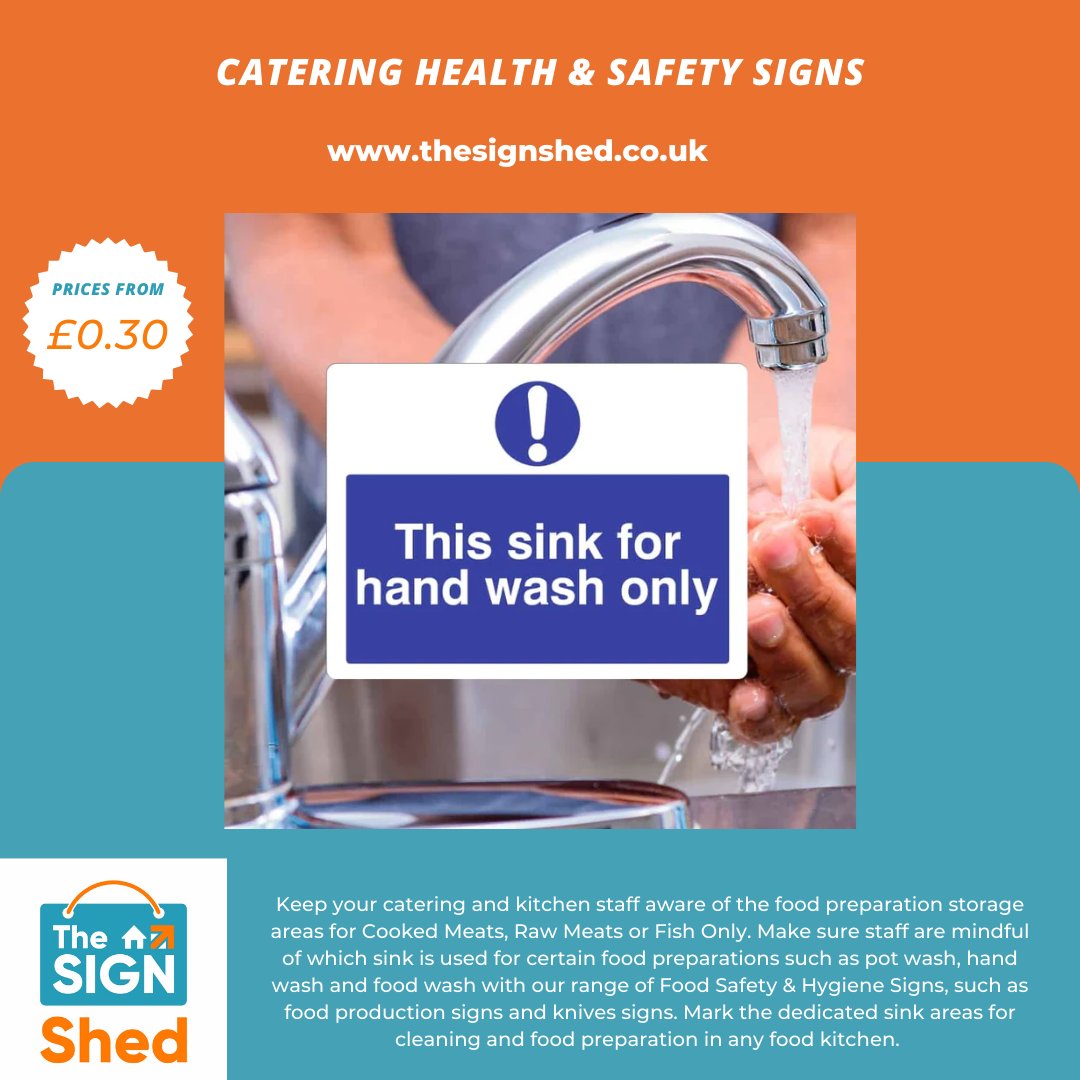 Need to buy Catering, Food Safety & Hygiene Signs for your Takeaway, Restaurant, Cafe, Pub or Caterers?

Browse HERE: ecs.page.link/eUX9C

#sign #signage #signs #customsigns #firesafetysigns #safetysigns #personalisedbanners #personalisedsigns #print #gifts #customisedgifts